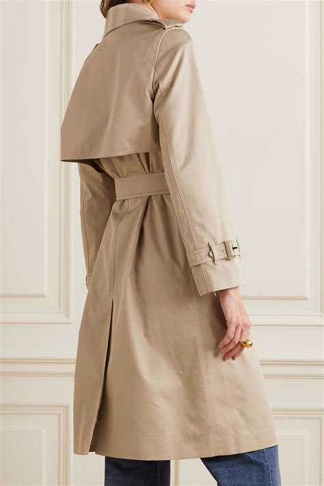 burberry gabardine belted trench gown|authentic burberry trench coats.